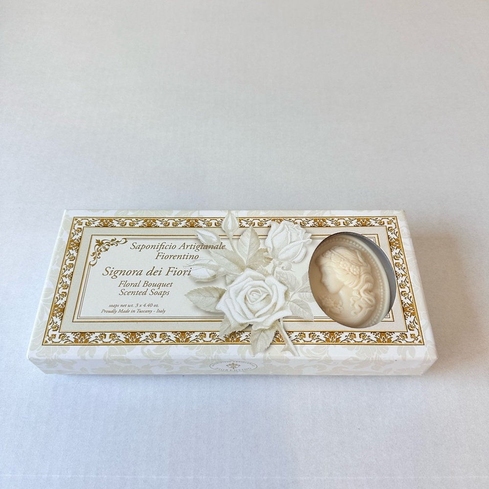 Floral Bouquet Hand Soap - White